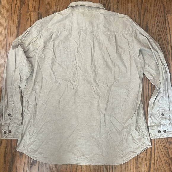 Carhartt Men's Relaxed Fit Lightweight Long-Sleeve khaki Shirt Size XL - Picture 10 of 11